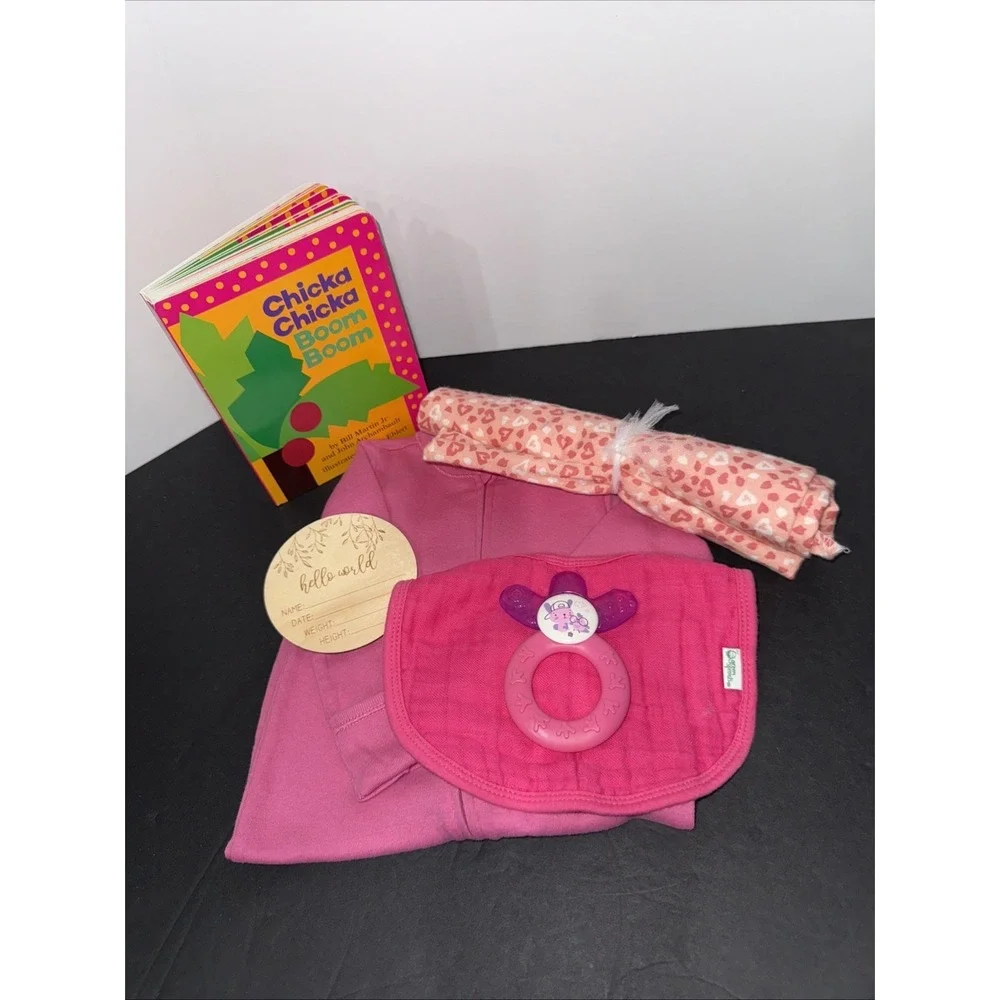 Baby Shower Gift, Newborn Essentials Present; Book, Outfit 3M, Lovey & More‎